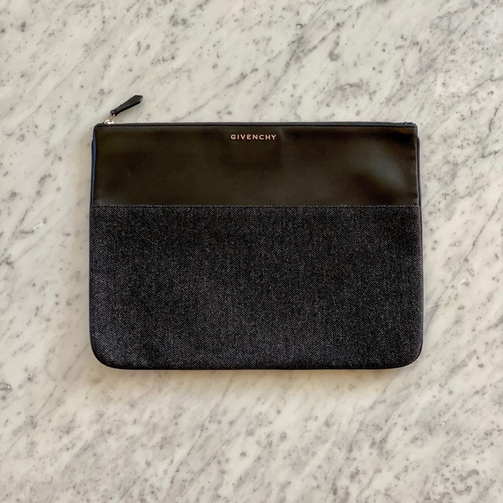 Givenchy large zippered pouch